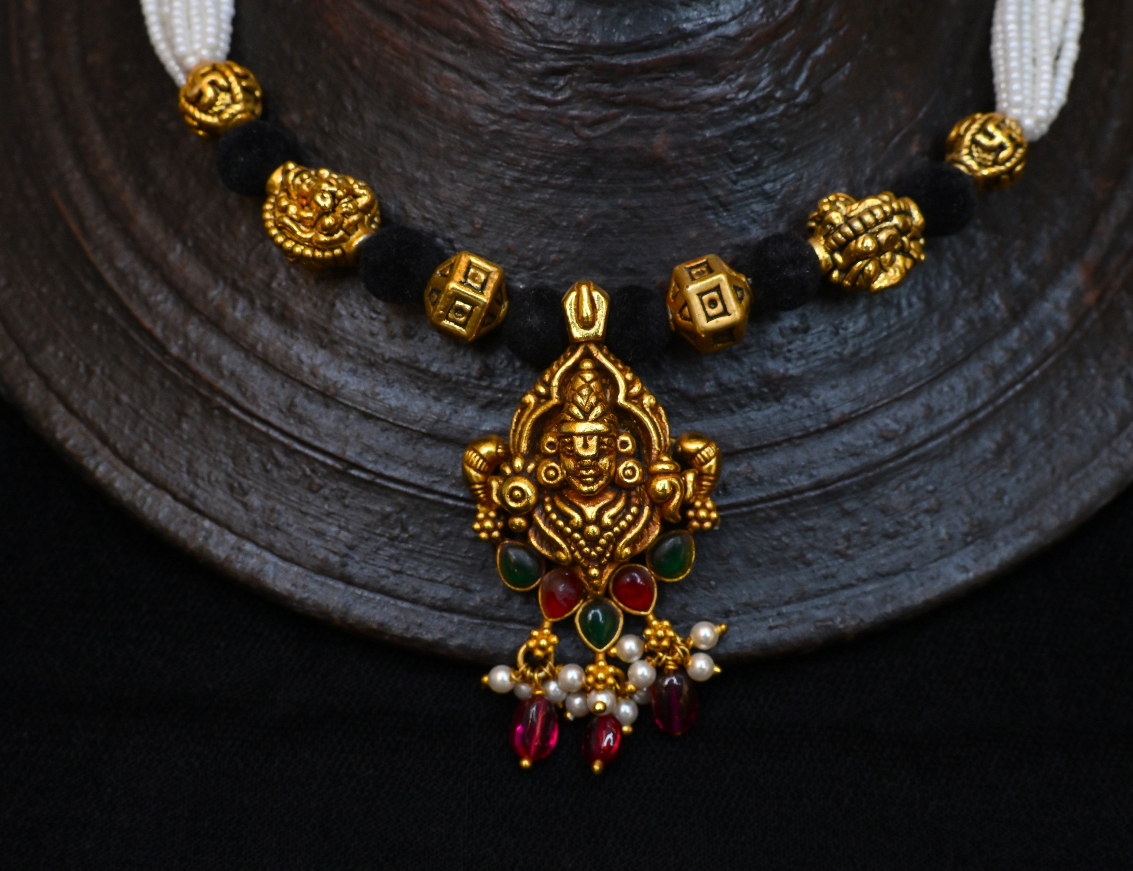 Temple Silver Necklace1028