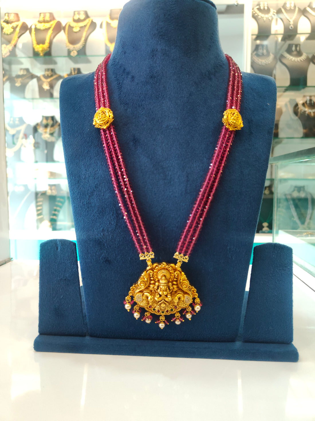 CraftJuel Signature Long Necklace – Traditional Royal Look